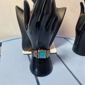 Ecclissi Sterling Silver Watch 22490 Blue Dial Quartz – Preowned – Estate Find